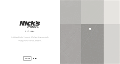 Desktop Screenshot of nicks-motors.com